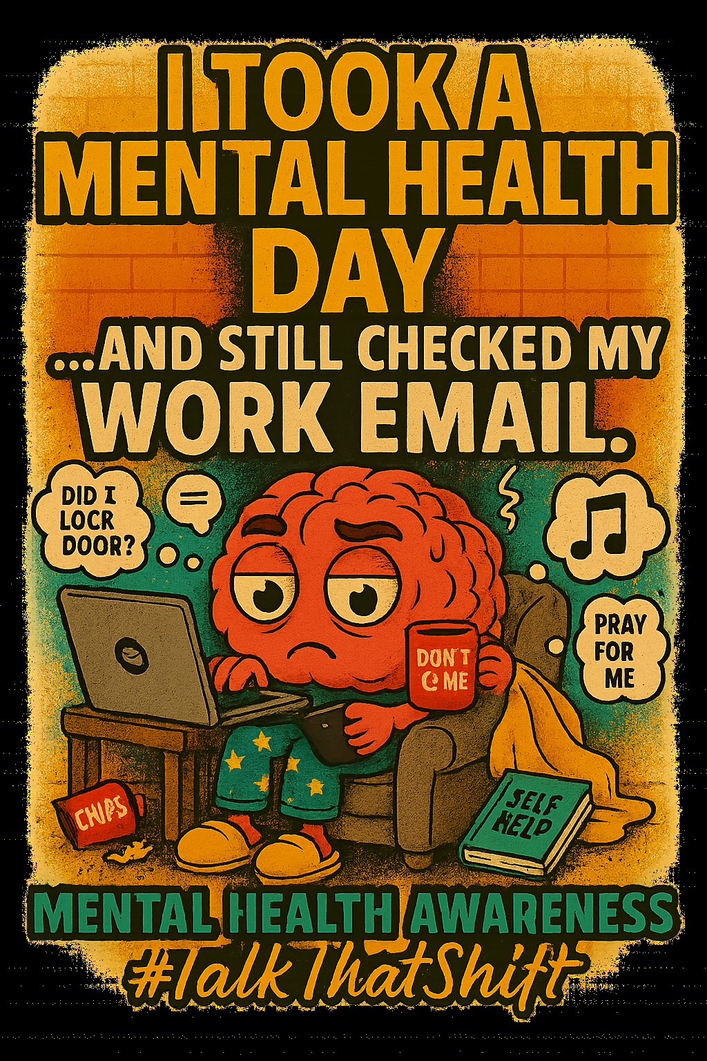 I TOOK A MENTAL HEALTH DAY.... AND I STILL CHECKED MY EMAIL